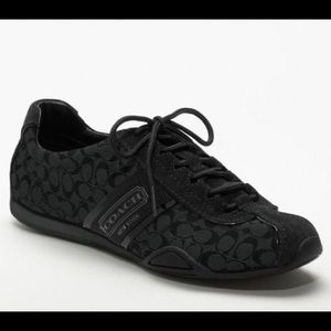 Coach black sneakers